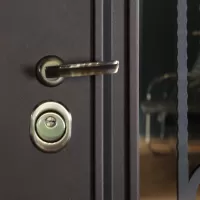 Входная дверь Аляска с окном и лазерной резкой (терморазрыв)