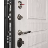 Входная дверь Аляска (Сосна белая, терморазрыв 3к)