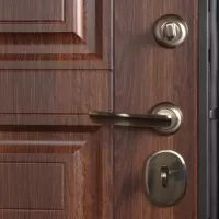 Входная дверь Аляска (Статус коньяк, терморазрыв 3к)