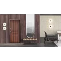 Входная дверь Аляска (Статус коньяк, терморазрыв 3к)