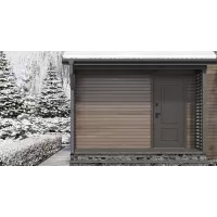 Входная дверь Тайга с зеркалом (терморазрыв 3к)