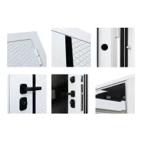 Входная дверь Ливерпуль с зеркалом