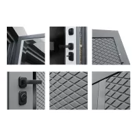 Входная дверь Манчестер с зеркалом