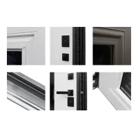 Входная дверь Тундра с окном (терморазрыв 3к)