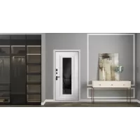 Входная дверь Тундра с окном (терморазрыв 3к)