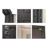 Входная дверь Викинг с зеркалом