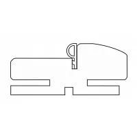 Короб с упл. TЕЛ. ТВ - Ясень карамель