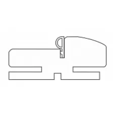 Короб с упл. TЕЛ. ТВ - Ясень карамель