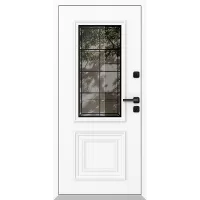 Входная дверь AG6156 7024 (Белый камень 9016)