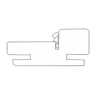 Короб с упл. TЕЛ. ТВ - Дуб молочный