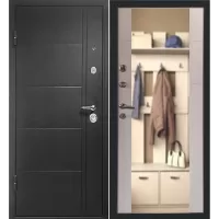 Входная дверь Форпост Эверест Зеркало Белый Дуб