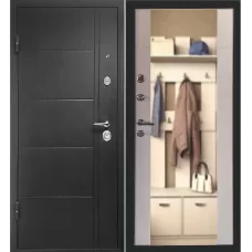 Входная дверь Форпост Эверест Зеркало Белый Дуб