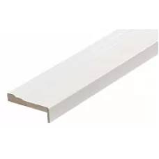 Наличник фигурный ТВ - Белый матовый ПП