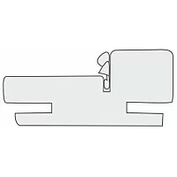 Короб с упл. TЕЛ. ТВ - Слоновая Кость