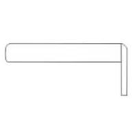 Наличник TЕЛ. - Белый матовый ПП