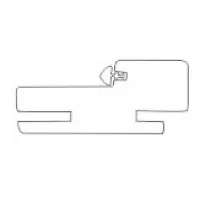 Короб ТЕЛ. - Белый матовый ПП